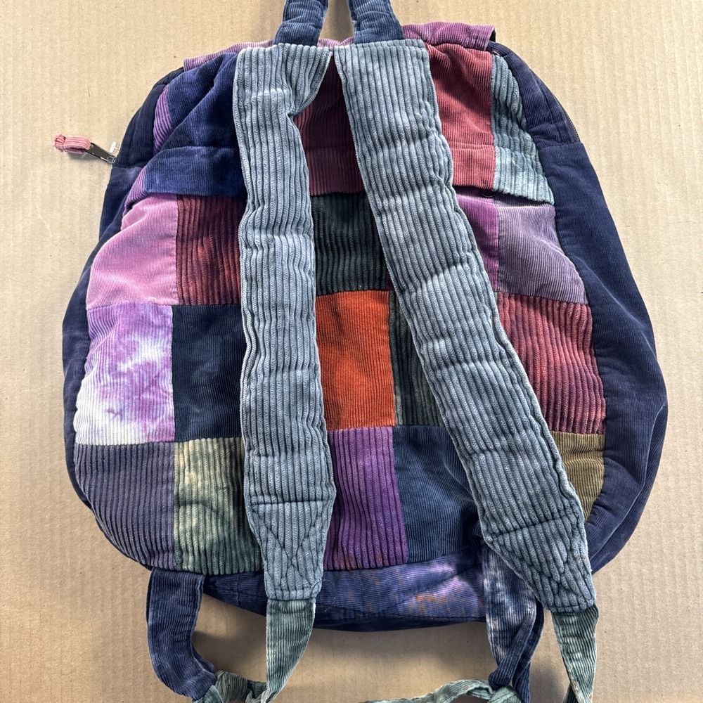 Gypsy Rose‎ Patchwork Backpack Peace Sign Boho - Picture 6 of 9